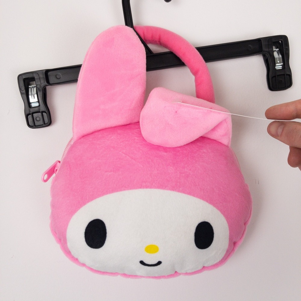 Hello Kitty Plush Purse Girls Mini Pink Easter Gift My Melody Bunny Bag New